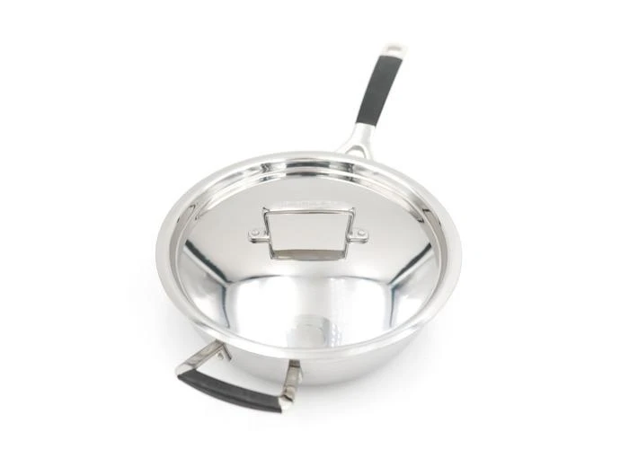 商品Le Creuset|Sauteuse chef 24cm Inox Classique avec revêtement anti-adhérent, couvercle et poignée d'assistance,价格¥1543,第1张图片