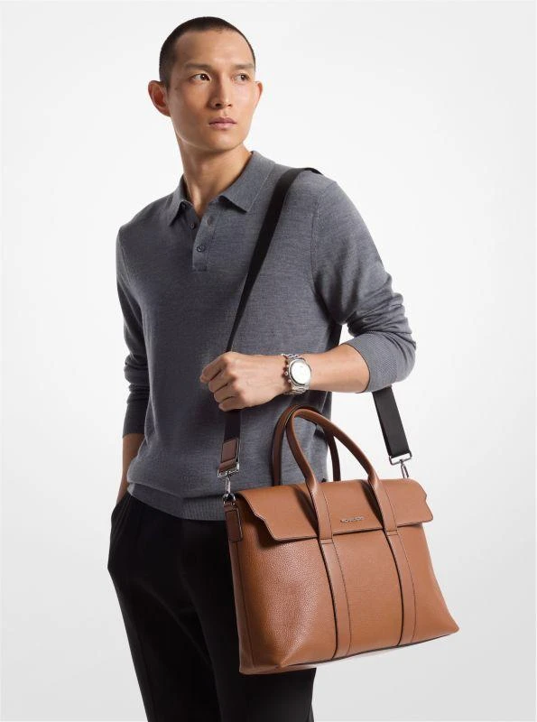 商品Michael Kors|Cooper Pebbled Leather Briefcase,价格¥1700,第3张图片详细描述