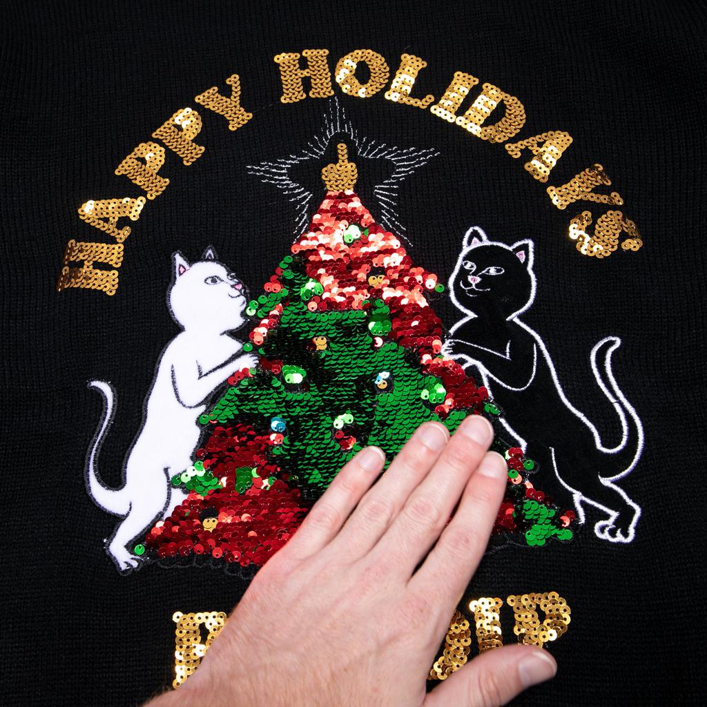 Litmas Tree Knitted Sweater (Black)商品第7张图片规格展示