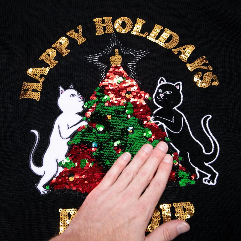 Litmas Tree Knitted Sweater (Black) 商品