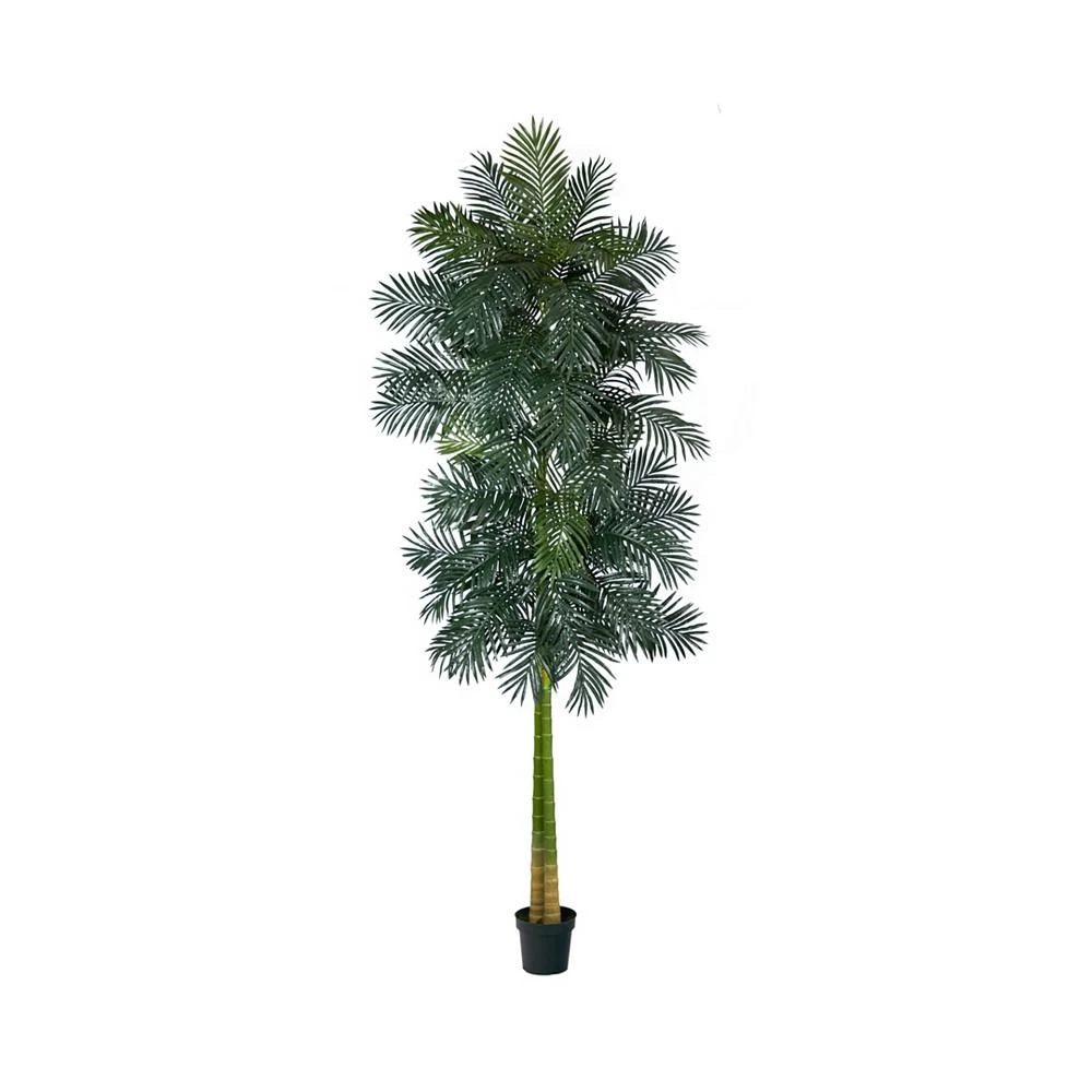 商品NEARLY NATURAL|Double Stalk Cane Artificial Palm Tree, 10',价格¥3224,第1张图片