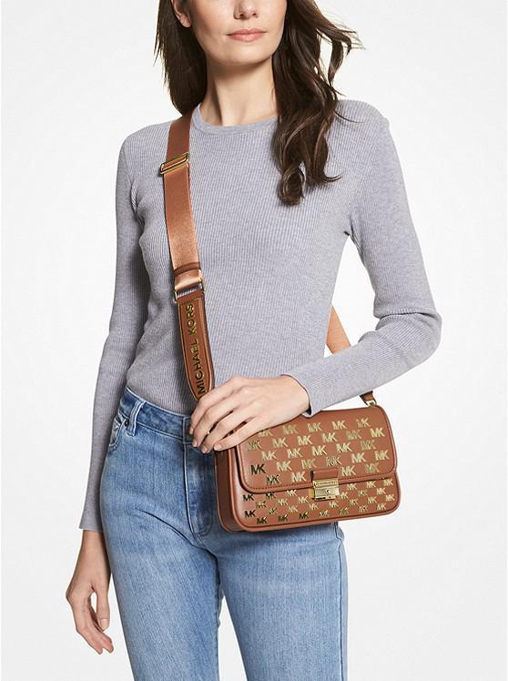 商品Michael Kors|Bradshaw Small Embellished Faux Leather Convertible Shoulder Bag,价格¥1097-¥1172,第6张图片详细描述