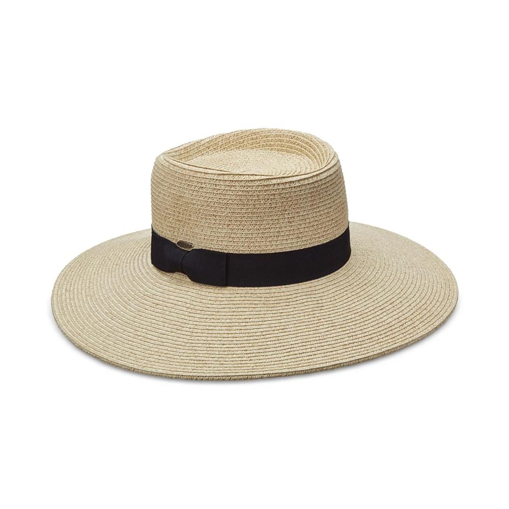 商品SCALA|Women's Wide-Brimmed Paper Braid Gondolier Hat,价格¥501,第1张图片详细描述