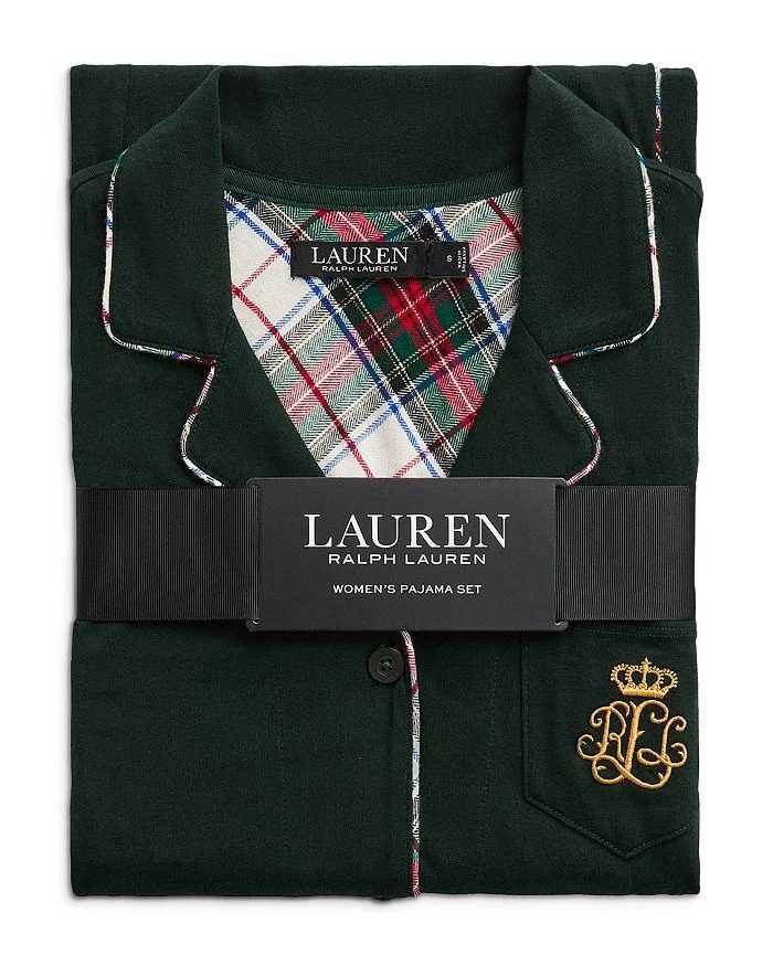 商品Ralph Lauren|Long Sleeve Notch Collar Long Pants Pajama Set,价格¥542,第4张图片详细描述