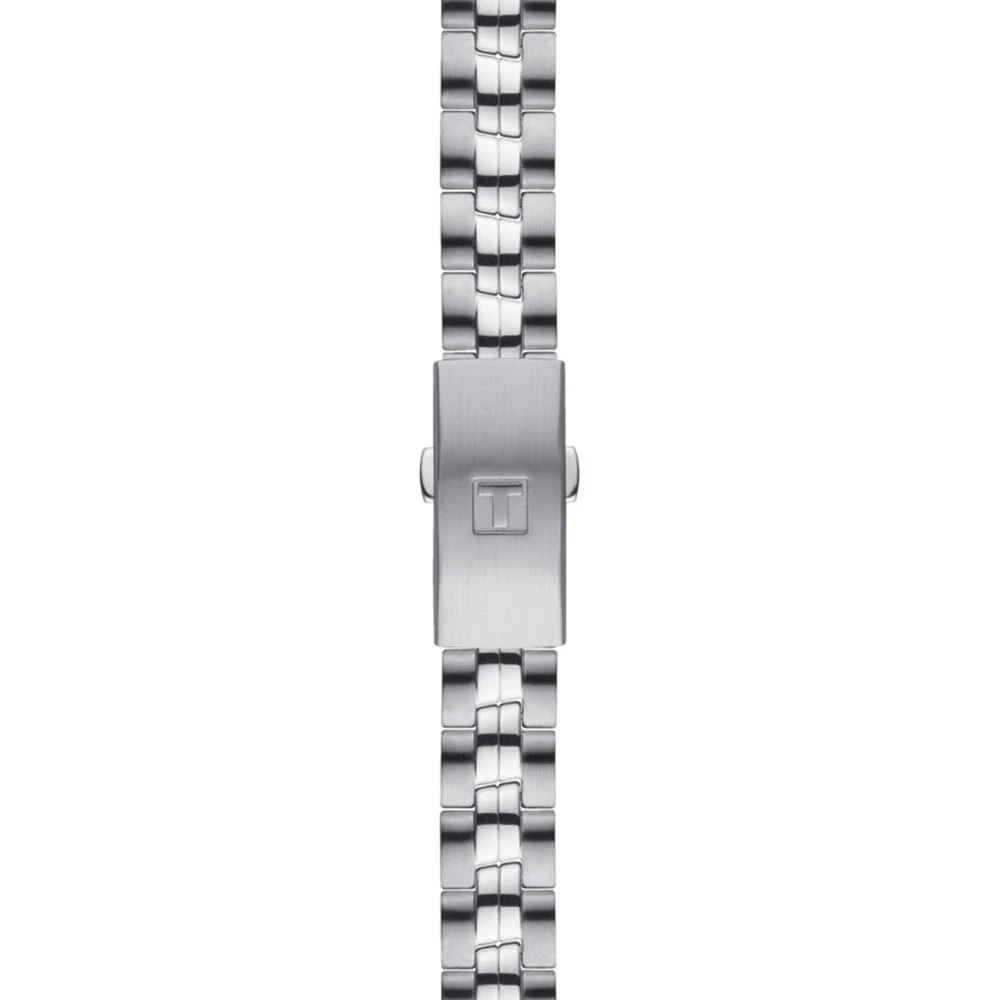 商品Tissot|Women's Swiss T-Classic PR 100 Gray Stainless Steel Bracelet Watch 25mm,价格¥2234,第2张图片详细描述