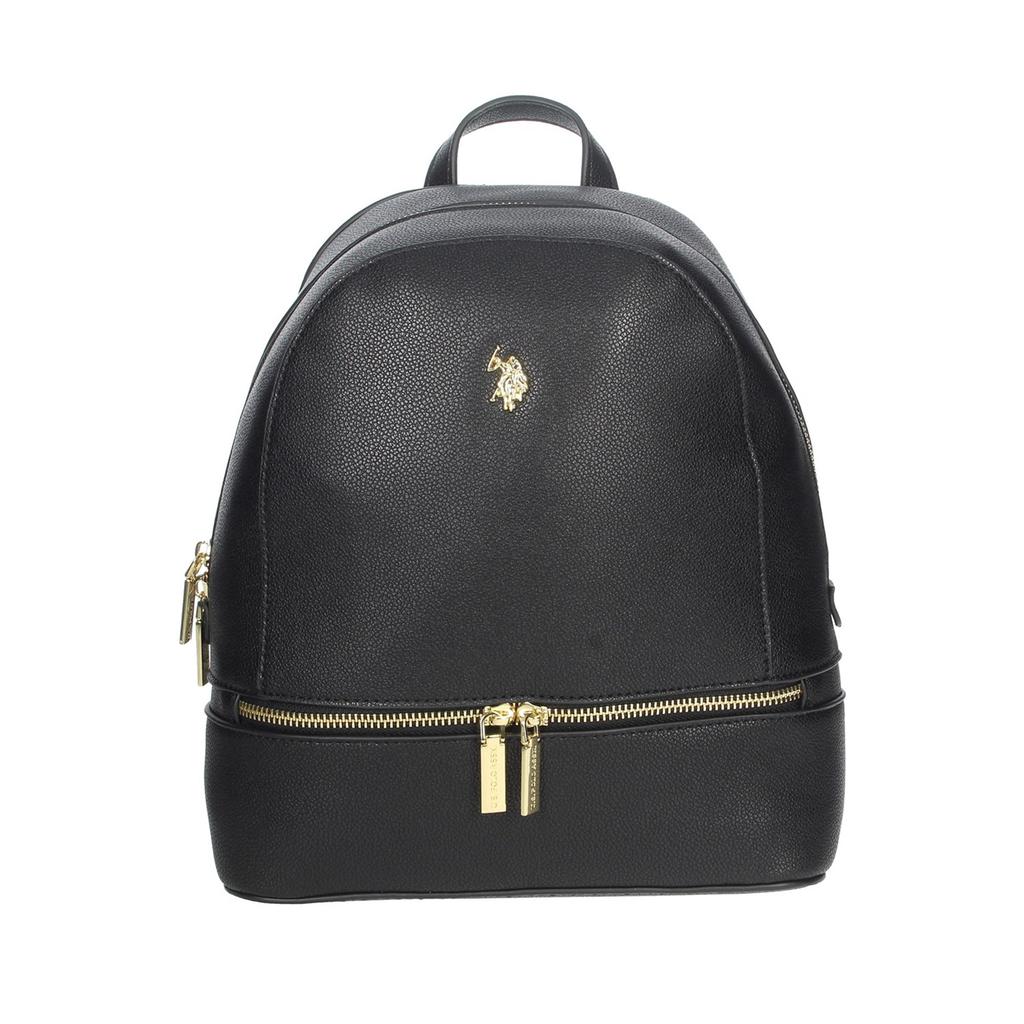 u.s. polo assn Backpacks Women Black Pelle Sintetico商品第1张图片规格展示