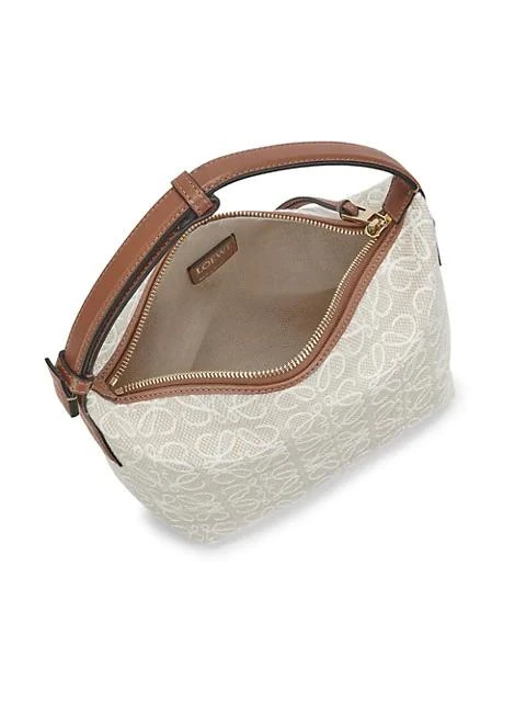 商品Loewe|Small Cubi Anagram Jacquard & Calfskin Shoulder Bag,价格¥8959,第3张图片详细描述