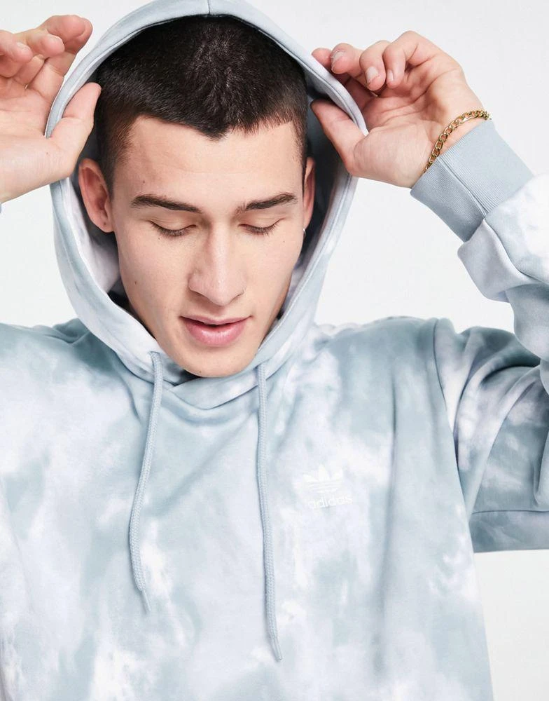 商品Adidas|adidas Originals Essentials hoodie in grey tie dye,价格¥513,第3张图片详细描述