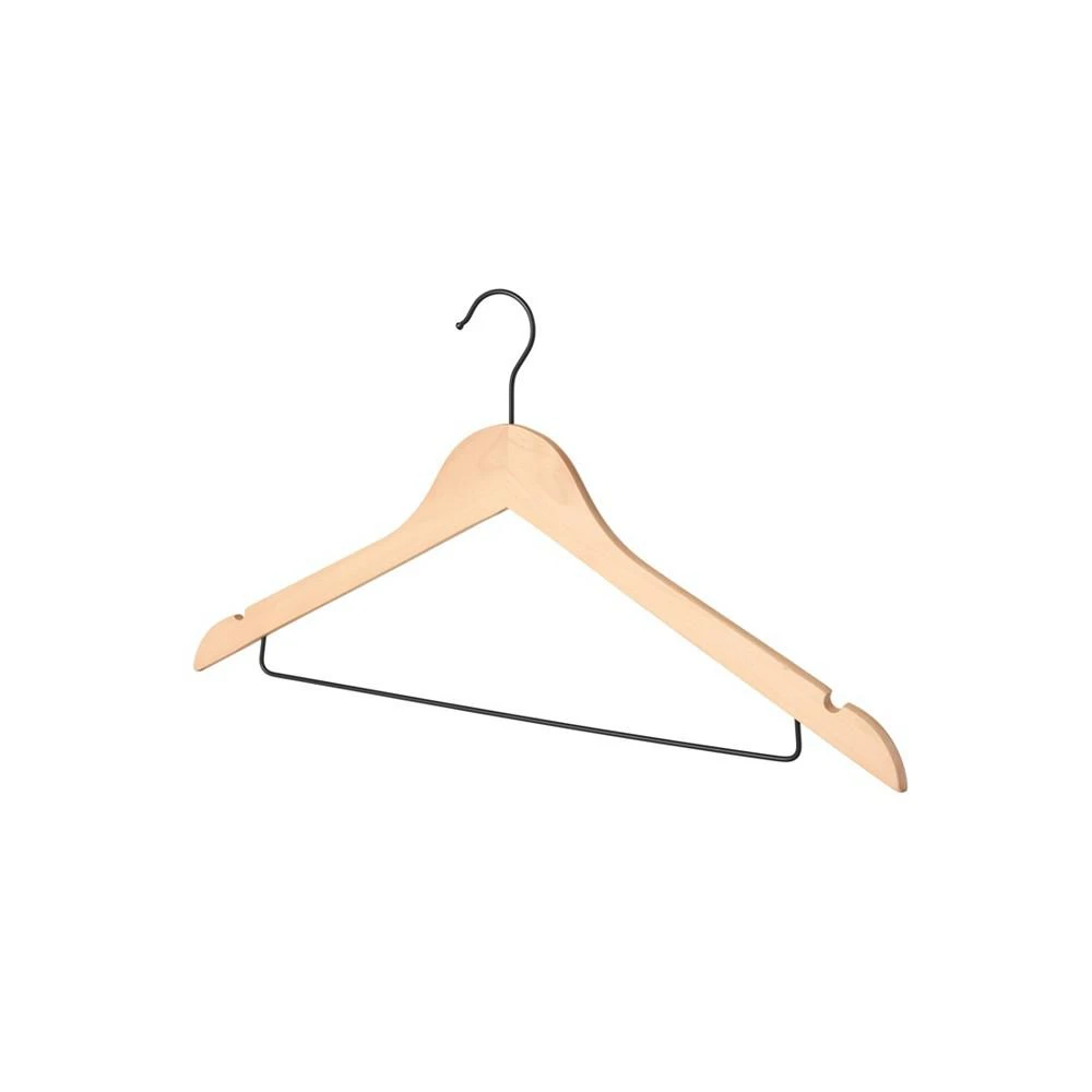 商品WeThinkStorage|Pack of 20 Slim Wood Hangers with Lower Bar,价格¥374,第3张图片详细描述