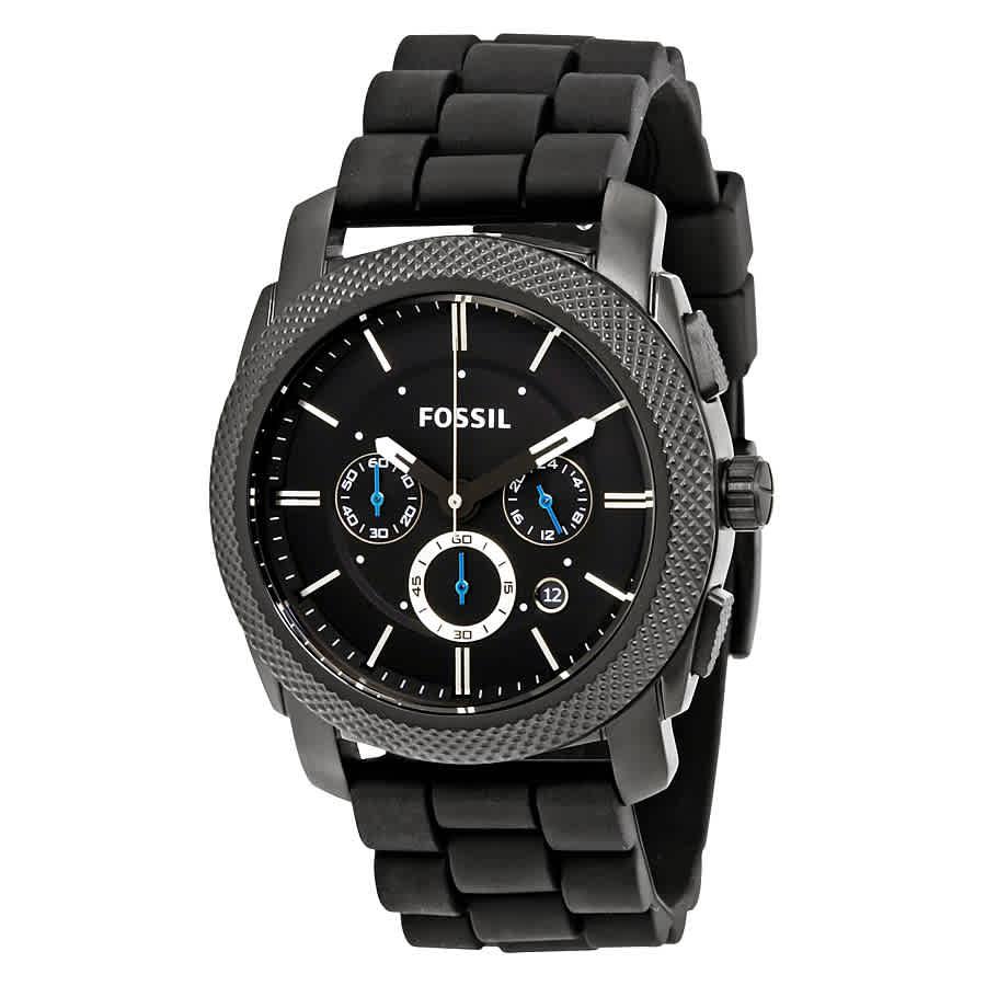 Fossil Machine Mens Chronograph Quartz Watch FS4487商品第1张图片规格展示