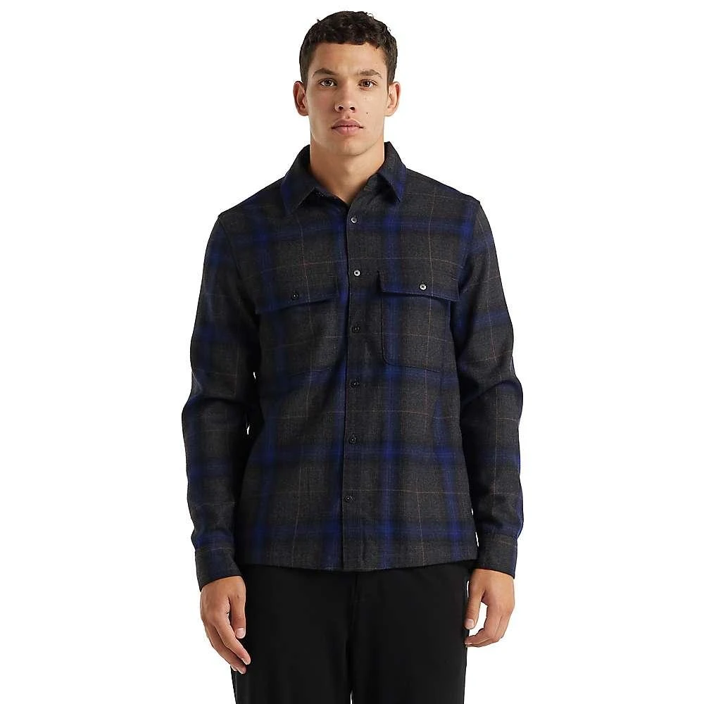 商品Icebreaker|Icebreaker Men's Dawnder LS Flannel Shirt Plaid,价格¥82,第1张图片