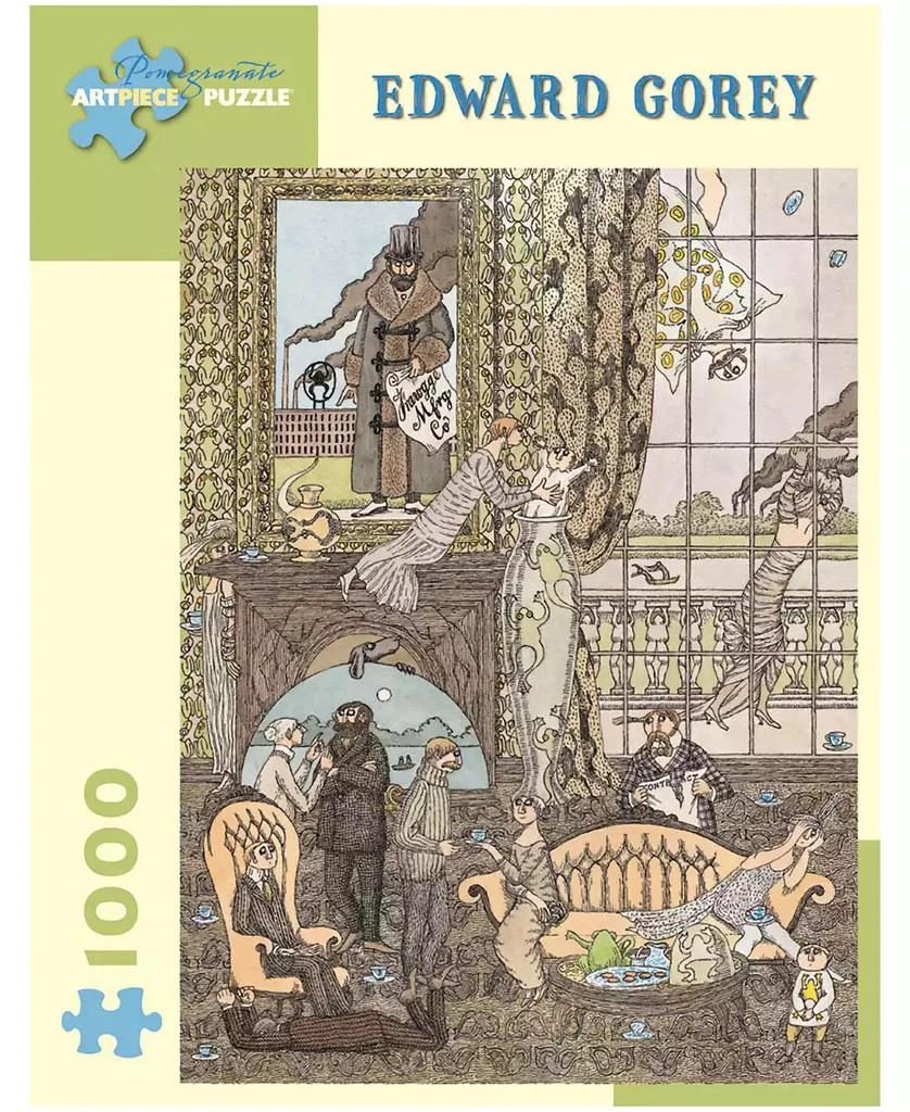 商品Crayola|Edward Gorey - Frawgge Manufacturing Co. Puzzle- 1000 Pieces,价格¥162,第1张图片