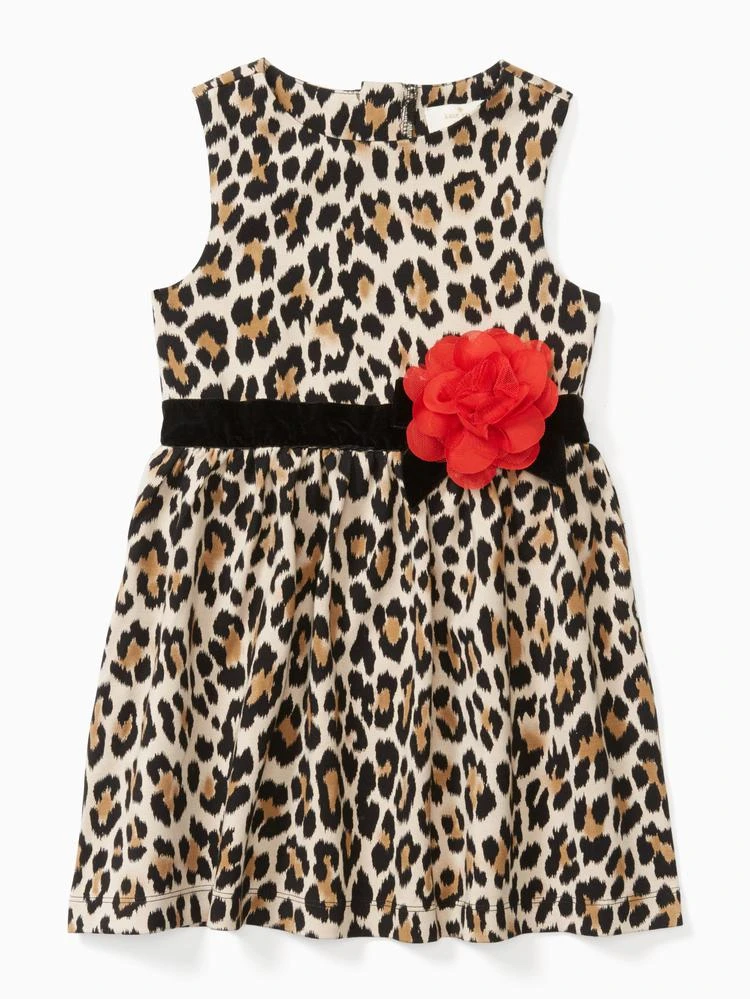 商品Kate Spade|girls' classic leopard-print dress,价格¥730,第1张图片