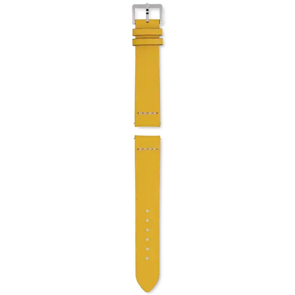 商品Rado|Captain Cook Yellow Leather Watch Strap 37mm,价格¥669,第1张图片
