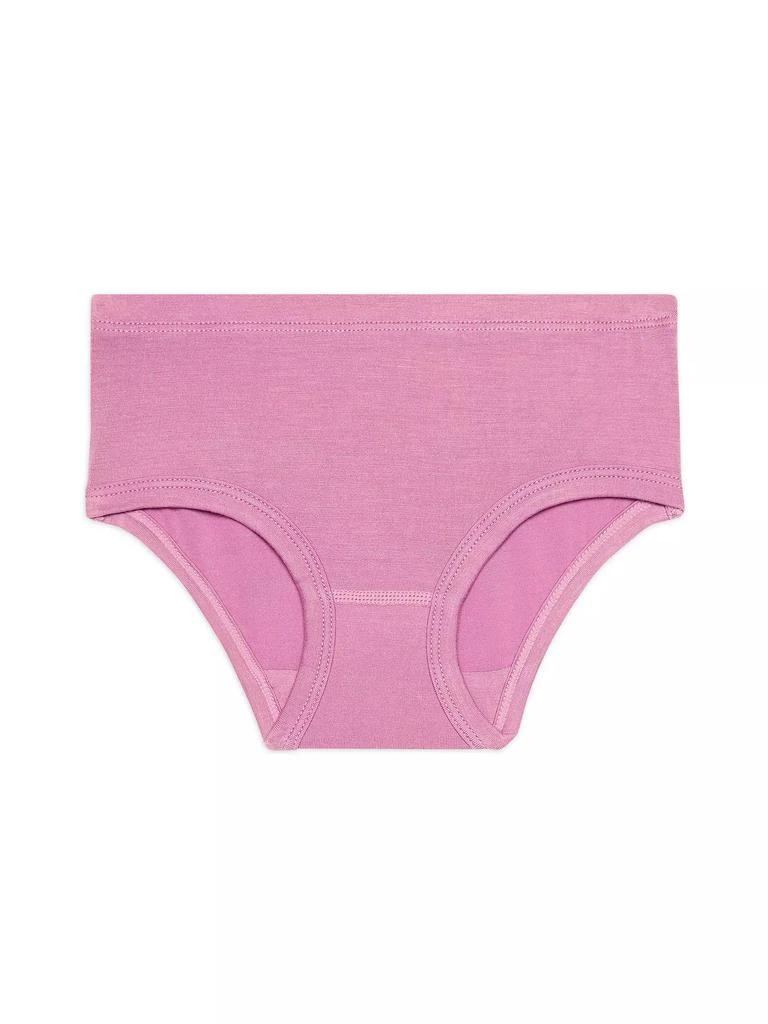 商品Posh Peanut|Little Girl's & Girl's Watercolor Butterfly Girl's 3-Piece Brief Set,价格¥101,第2张图片详细描述