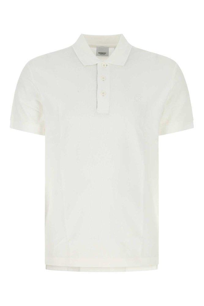 商品Burberry|Burberry Logo Embroidered Short-Sleeved Polo Shirt,价格¥2307-¥2553,第1张图片