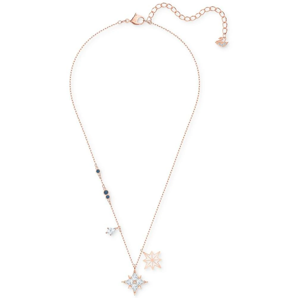商品Swarovski|Rose Gold-Tone Crystal Star Pendant Necklace, 14-7/8" + 2" extender,价格¥737,第2张图片详细描述