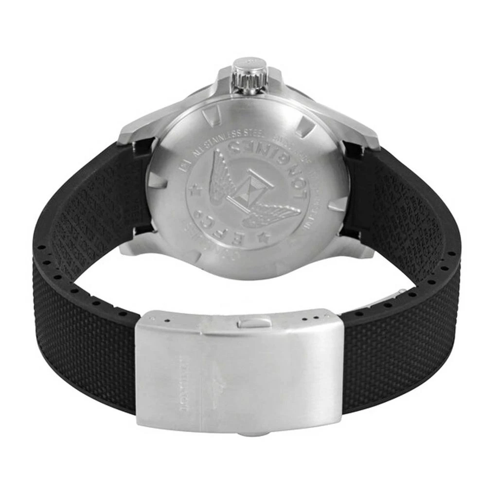 商品Longines|Longines Men's Watch - Conquest V.H.P. Swiss Quartz Black Rubber Strap | L37194569,价格¥5568,第3张图片详细描述
