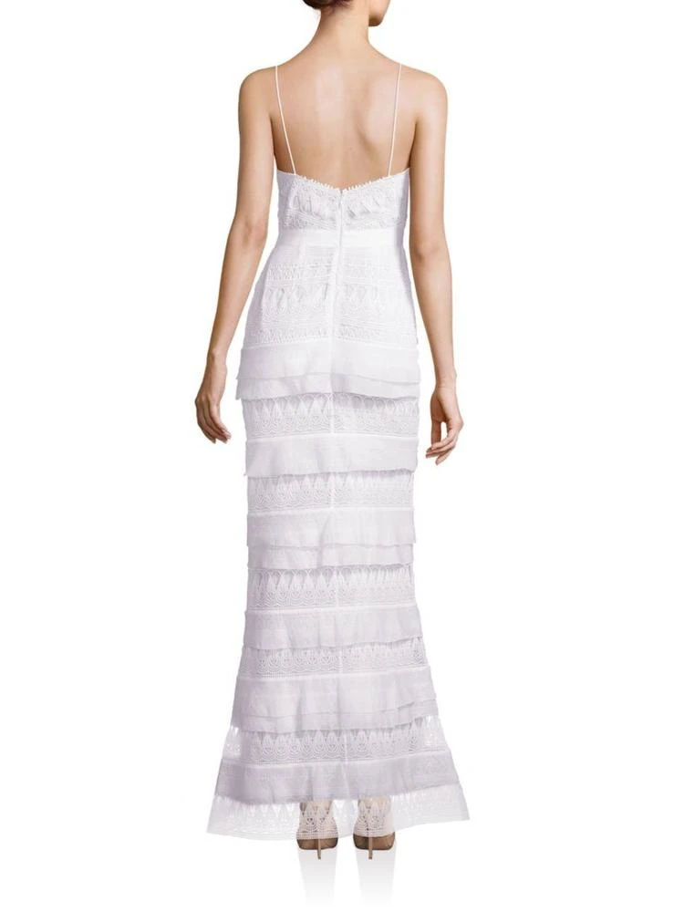 商品Self Portrait|Penelope Tiered Lace Gown,价格¥4626,第2张图片详细描述