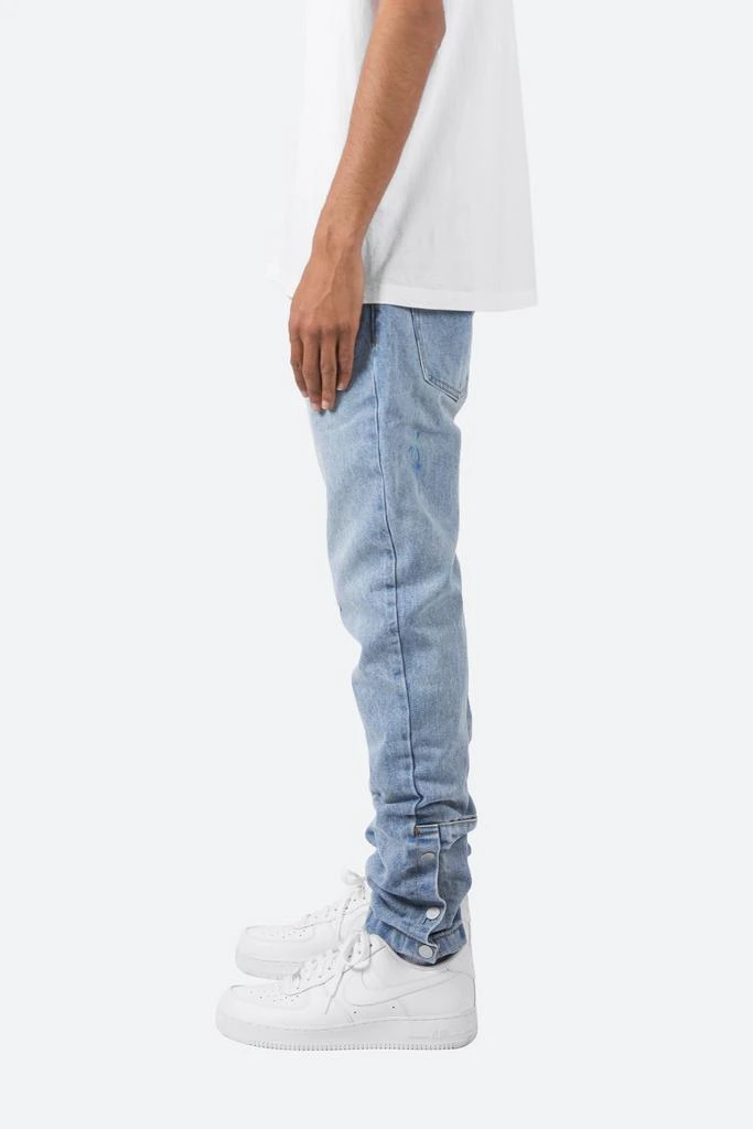 商品MNML|S2 Snap Denim - Light Blue,价格¥327,第4张图片详细描述