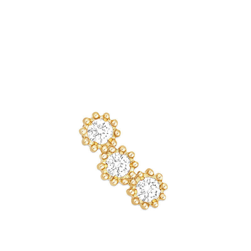 商品Dior|【预售3-7天】DIOR/迪奥  MIMIROSE 18K黄金和钻石耳环 JMRO95004_0000,价格¥11753,第1张图片