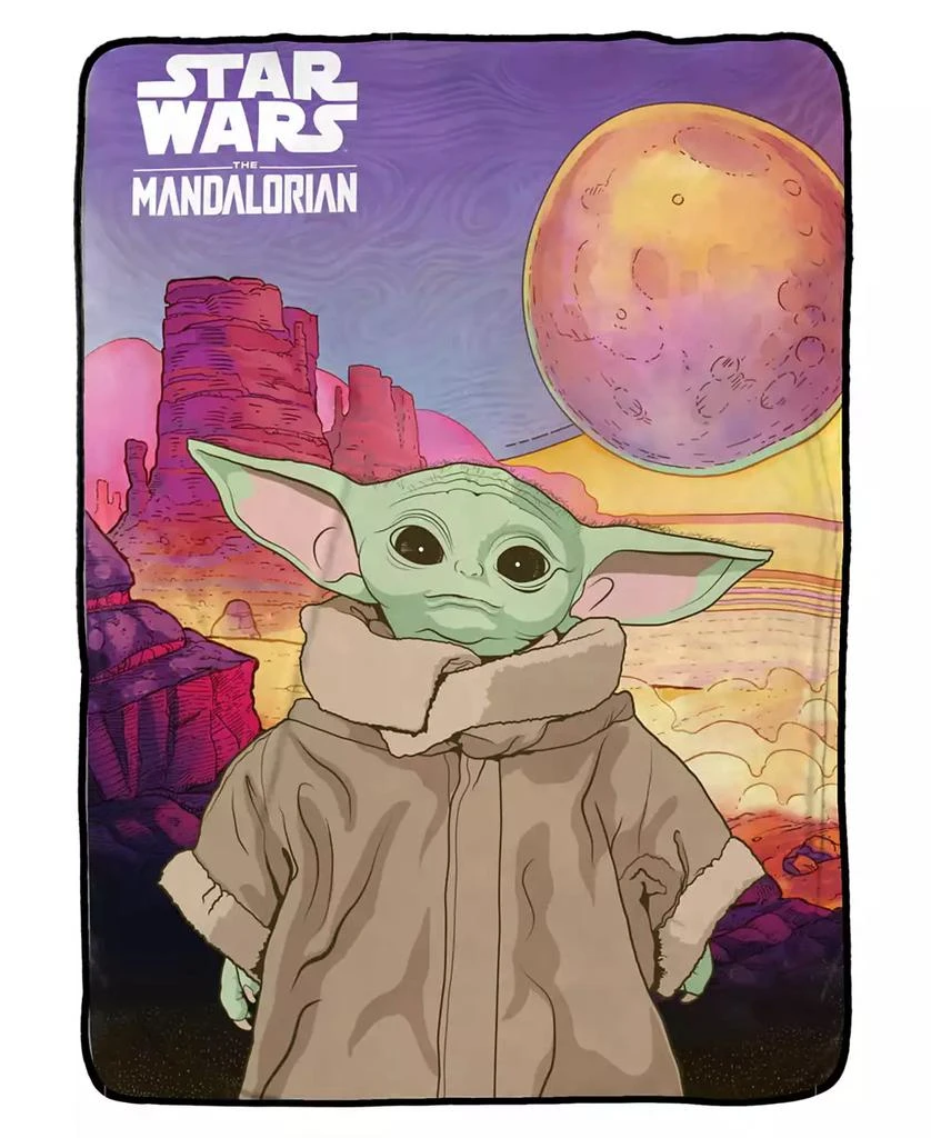 商品Disney|The Mandalorian Baby Yoda 'The Child' Blanket,价格¥210,第1张图片