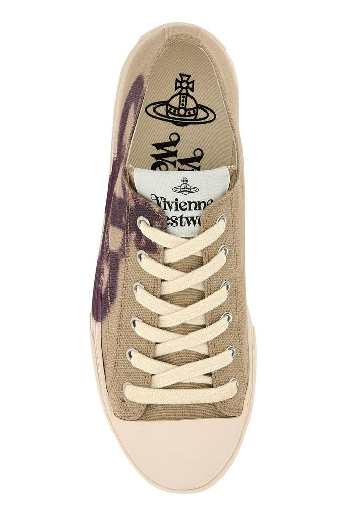 商品Vivienne Westwood|Cappuccino canvas Plimsoll Low Top 2.0 sneakers,价格¥1340,第3张图片详细描述