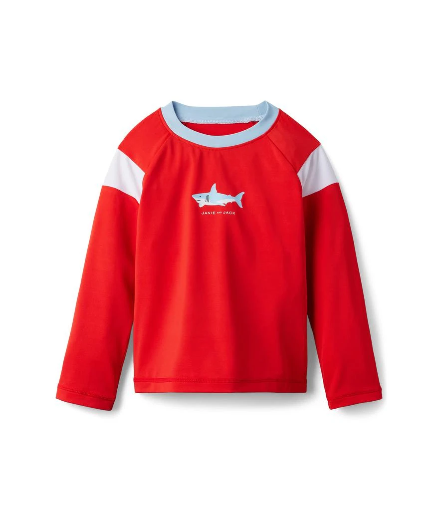 商品Janie and Jack|Long Sleeve Rashguard Top (Toddler/Little Kids/Big Kids),价格¥194,第1张图片