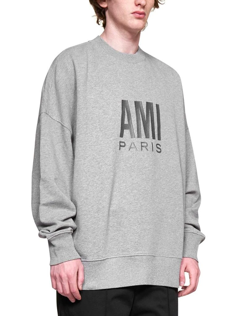 商品AMI|AMI Logo Printed Crewneck Sweatshirt,价格¥1032,第5张图片详细描述