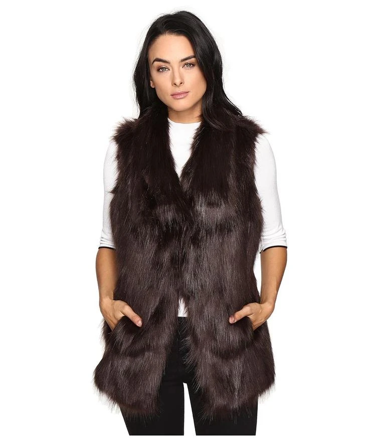商品Via Spiga|Via Spiga Faux Fur Fox Vest,价格¥625,第5张图片详细描述