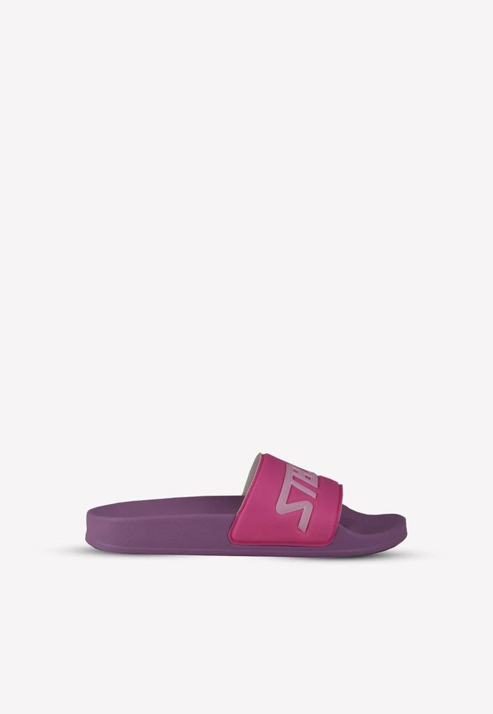 商品Stella McCartney|Girls Logo Slides,价格¥374,第2张图片详细描述