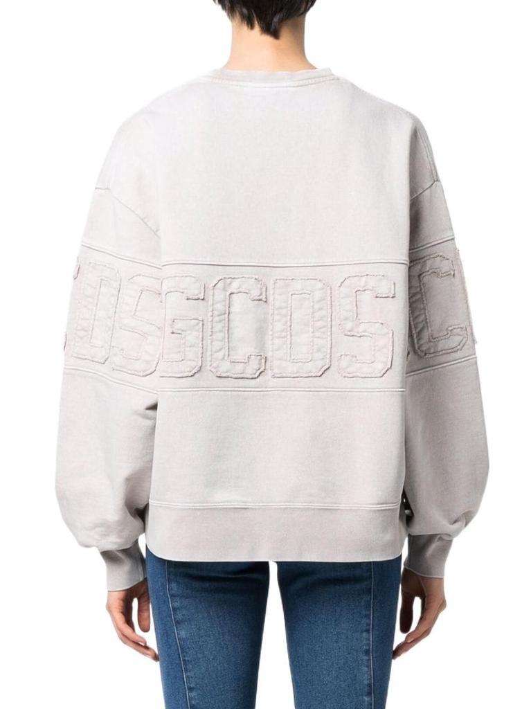 商品GCDS|Gcds Women's  Grey Cotton Sweatshirt,价格¥2769,第5张图片详细描述