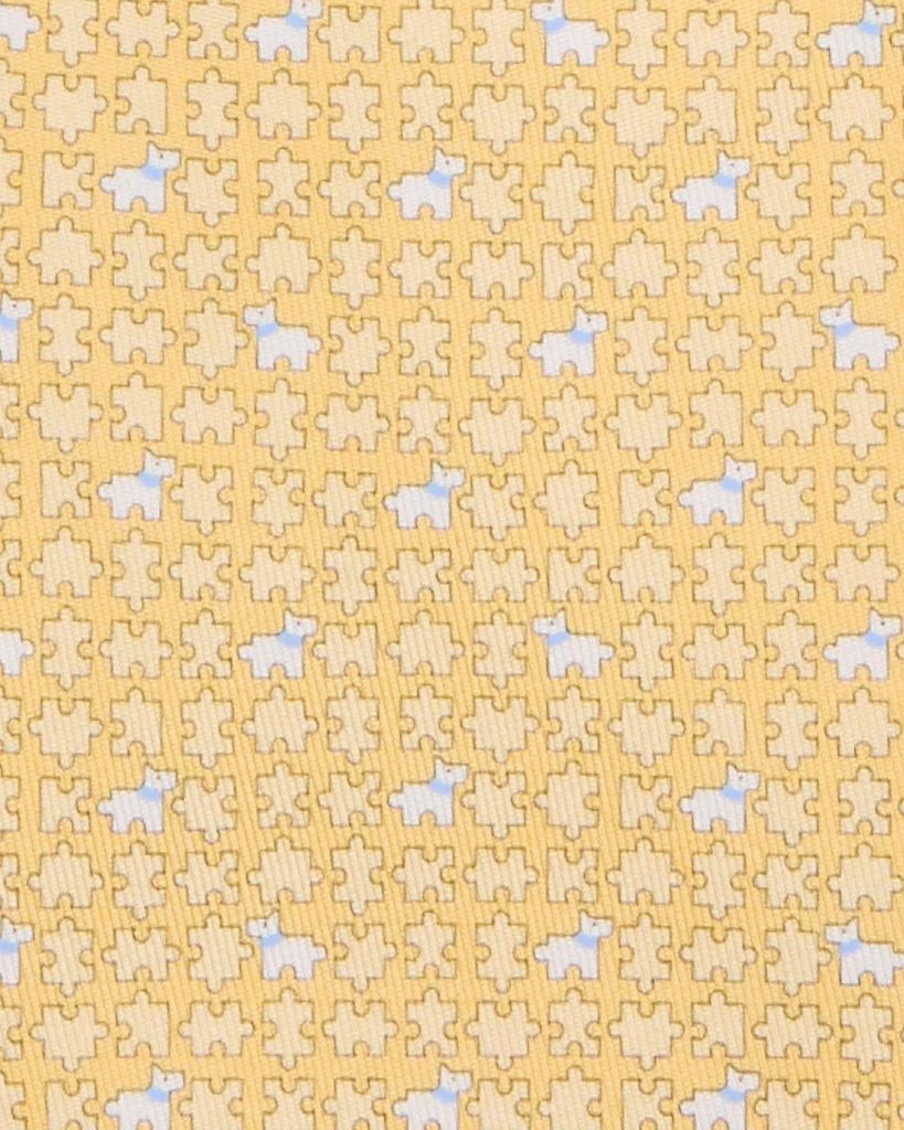 Silk Classic Puzzle Dog Tie 商品