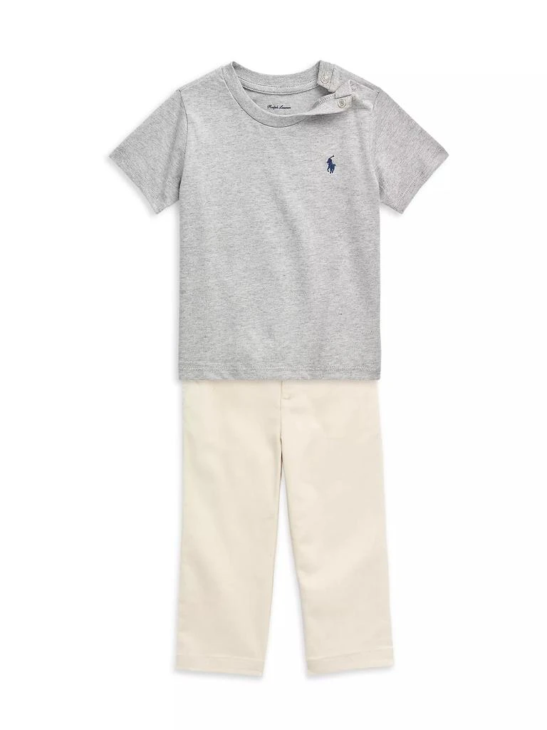 商品Ralph Lauren|Baby Boy's Sport Khaki Pants,价格¥152,第2张图片详细描述