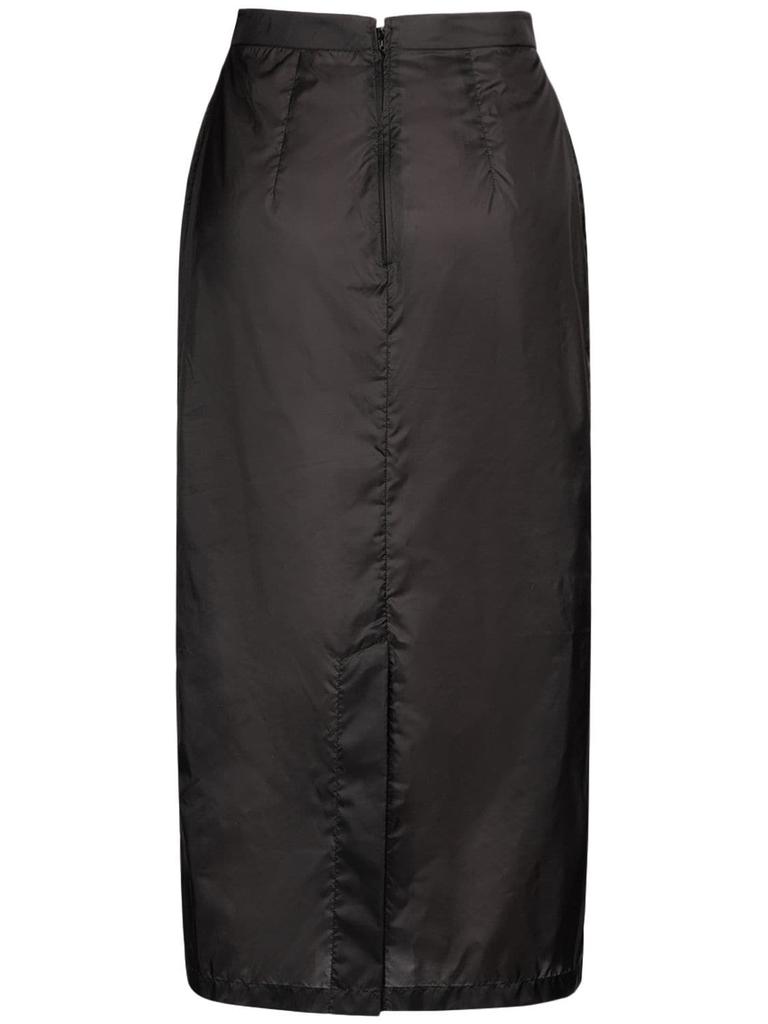 Sheer Pencil Midi Skirt商品第2张图片规格展示