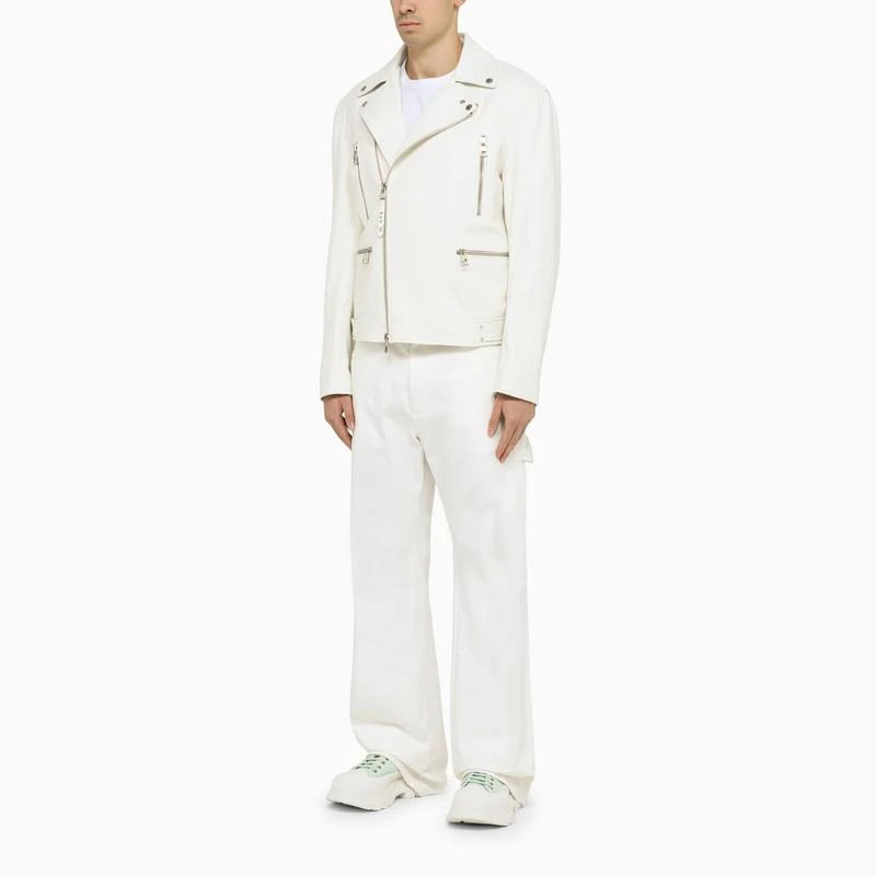 商品Alexander McQueen|White cotton cargo jeans,价格¥2898,第2张图片详细描述