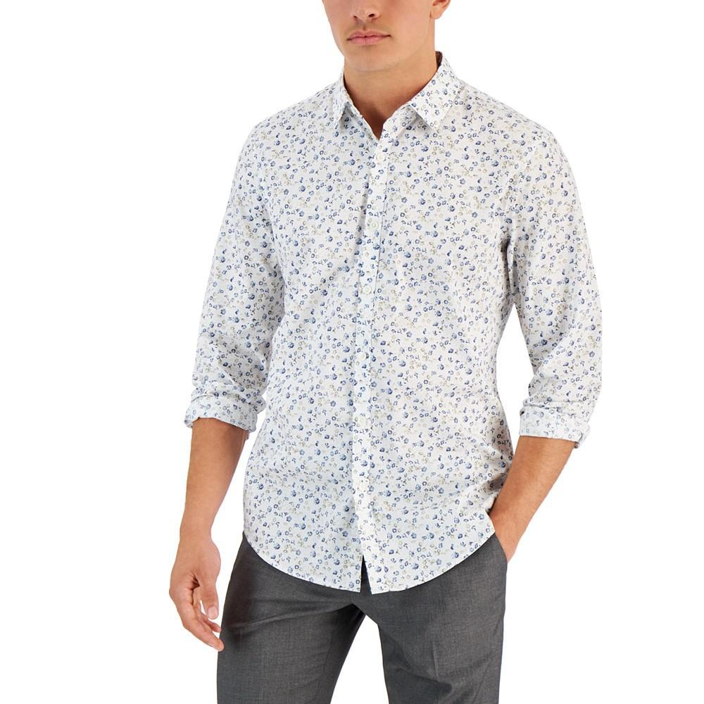 商品Alfani|Men's Georgie Floral Print Shirt, Created for Macy's,价格¥358,第1张图片