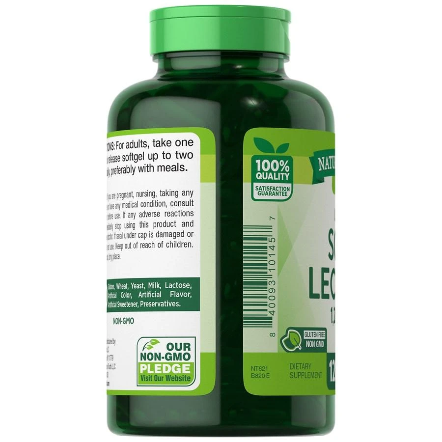 商品Nature's Truth|高浓度大豆卵磷脂 1200mg,价格¥90,第4张图片详细描述