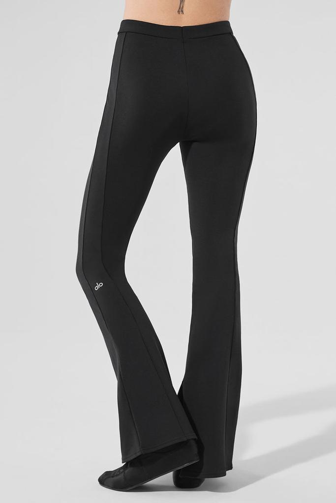 Alo High-Waist Zip It Flare Legging - Black - Pants - Free Shipping -  BeyondStyle