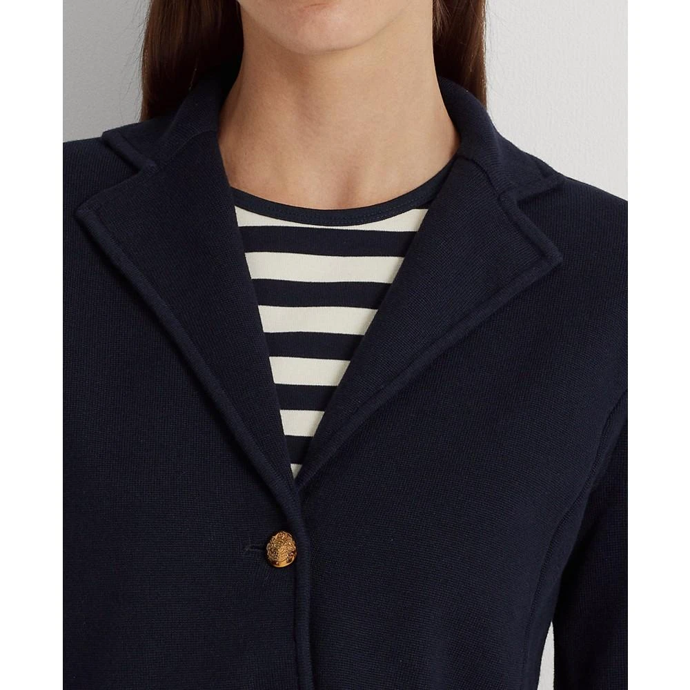 商品Ralph Lauren|Sweater-Knit Blazer, Regular & Petite,价格¥454,第4张图片详细描述
