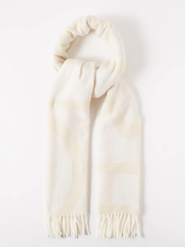 商品Totême|Monogram-jacquard wool scarf,价格¥2216,第1张图片