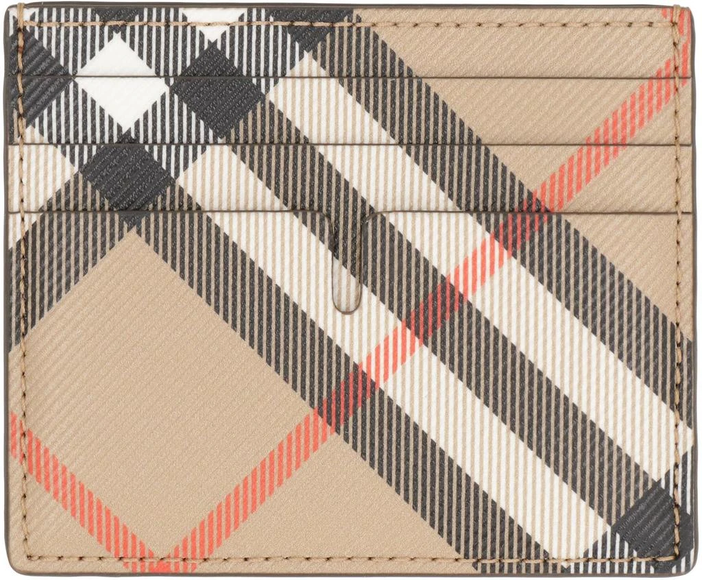 商品Burberry|Burberry Checked Motif Card Holder,价格¥1426,第1张图片