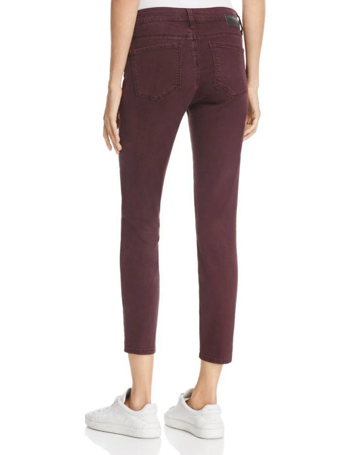 商品Mavi Jeans|Tess Crop High Rise Colored Jeans in Wine,价格¥734,第2张图片详细描述