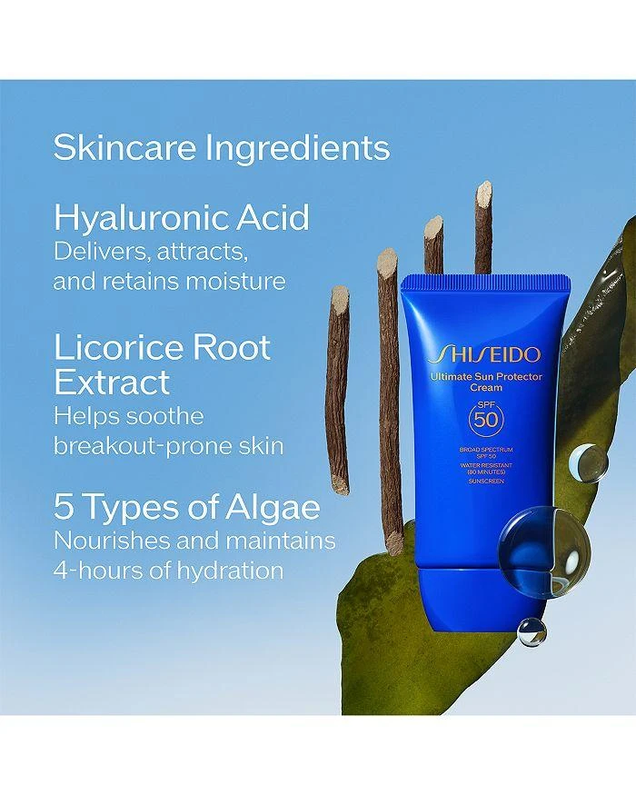 商品Shiseido|Ultimate Sun Protector Cream SPF 50 1.7 oz.,价格¥298,第3张图片详细描述