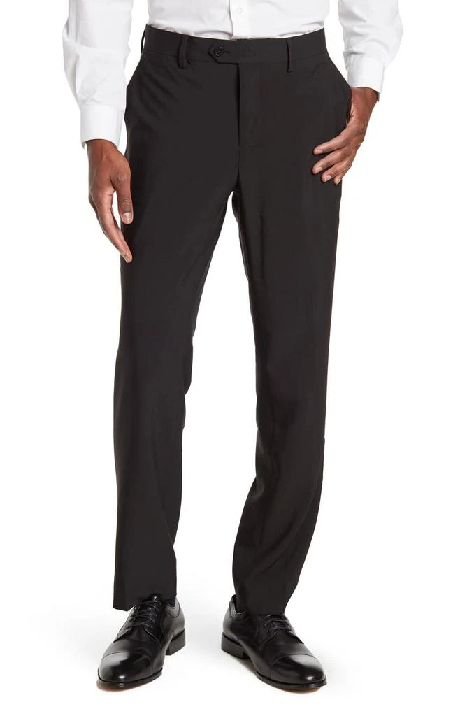 商品SAVILE ROW CO|THE SAVILE ROW COMPANY Heathrow Black Dress Pants,价格¥368,第1张图片