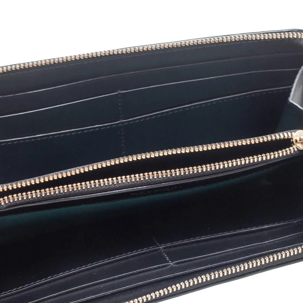 商品[二手商品] BVLGARI|Bvlgari Black Leather Serpenti Forever Zip Around Wallet,价格¥1191,第2张图片详细描述