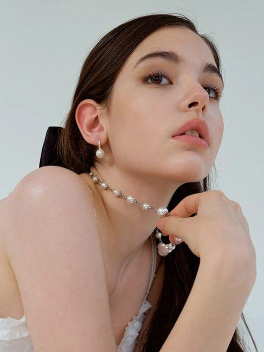 商品KINDABABY|Swa pearl ring earring,价格¥463,第2张图片详细描述