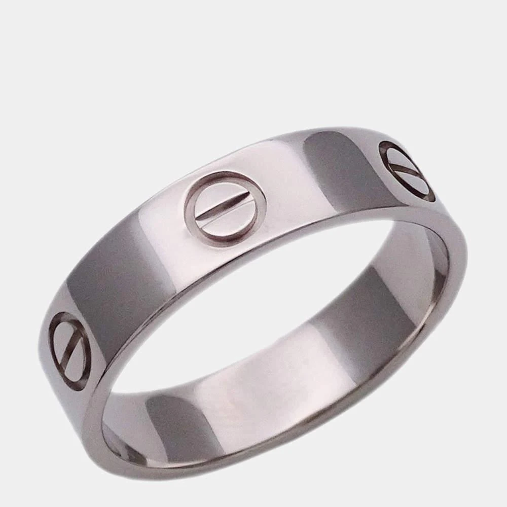 商品[二手商品] Cartier|Cartier Love 18K White Gold Ring EU 61,价格¥7819,第1张图片