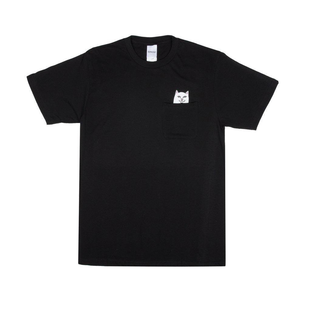 商品RIPNDIP|Lord Nermal Pocket Tee (Black)T恤,价格¥252,第1张图片