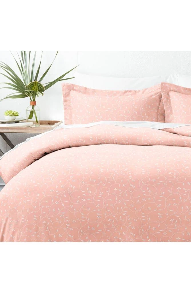 商品IENJOY HOME|Home Spun Premium Ultra Soft Pink Buds Pattern 3-Piece Duvet Cover Set,价格¥321,第5张图片详细描述